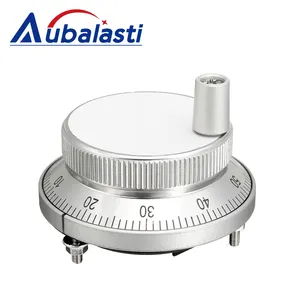 수동 펄스 발생기 핸드 휠 기계 로터리 인코더 전자 4 핀 6 핀 Aubalasti CNC Pulser Handwheel 5V 60mm 100PPR