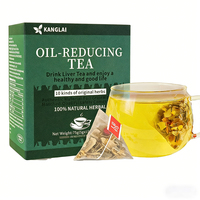 Té Herbal para Control de Grasa en Bolsitas Piramidales, Apoyo para la Pérdida de Peso, Eliminación de Residuos Tóxicos y Alivio del Estreñimiento, Personalizable, Directo de Fábrica