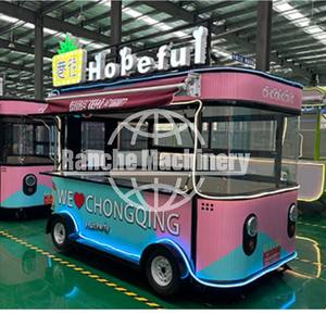 Camiones de Comida Móviles Eléctricos de Cuatro Ruedas Populares para Comida Rápida y Helados con Acero Inoxidable y Energía Integrada - Product Image 6
