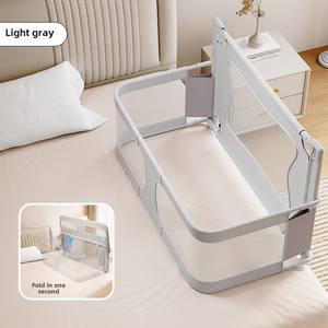 <span class=keywords><strong>Piccolo</strong></span> appartamento-Friendly Anti-pressione pieghevole culla per neonati letto con Guardrail rimovibile per piccoli spazi biancheria da letto per bambini - Product Image 6