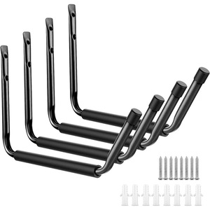 L Shape Steel Furniture Leg Black Industrial Design Table Support Easy Installation 22.5cm Home Office Use - Product Image 1