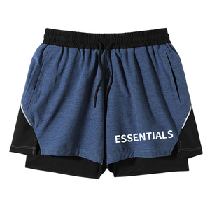 <b>Men</b> Gym Running Training <b>Shorts</b> <b>Compression</b> Fitness Tight Leggings 7 Inch Summer Wear <b>Men</b> Dry Fit Black <b>Shorts</b> - Product Image 4