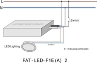 Lumière d'urgence LED 220V, conversion, autonomie de 3 heures, 5-30W, intérieur, plastique, pour la maison, supermarché, aluminium, acier, batterie au lithium
