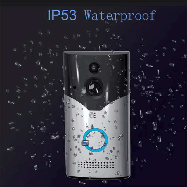 DDV-109 FCC IP53 Outdoor Tuya Smart Life APP Remote Control HD 1080P Wifi Video Doorbell with Camera