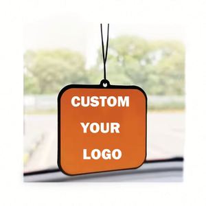 Ambientador Colgante Personalizado para Coche, Perfume Portátil con Fragancias de Colonia, Océano y Jazmín, Material de Papel de Algodón - Product Image 1