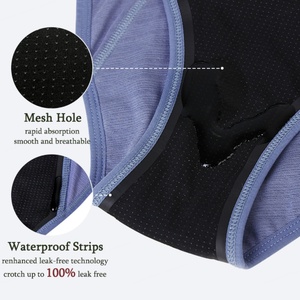 Ropa Interior Menstrual sin Costuras de Fibra de Bambú Tejida, con Logotipo Personalizado en la Cintura, para Mujer - Product Image 3