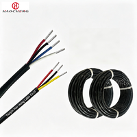 Câble d'alimentation haute température blindé avec isolation FEP multi-brins, gaine en PVC, PFA, FEP, PTFE
