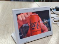 Écran d'affichage numérique de table VETO 13,5 pouces, menu numérique Android, signalisation publicitaire avec USB RJ45 pour la restauration rapide, les cafés et la vente au détail