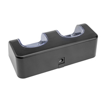 Station de charge double 2 en 1 pour manette de jeu N Wii, station de charge avec câble USB, support de chargeur de batterie