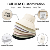 Chapeau Bob en Coton Doux pour Femme, à Large Bord, Protection Solaire, Léger, Respirant, Pliable, Idéal pour l'Été et les Voyages