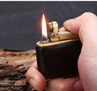 Briquet kérosène en bois sculpté de grandes marques briquet trench vintage briquet kérosène cuivre briquet par briquet kérosène personnalisé