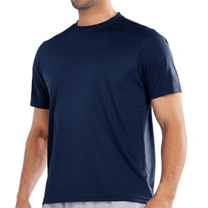 Camiseta Deportiva Personalizada para Hombre, Informal, Lisa, de Secado Rápido, Transpirable, Ajuste Regular, para Ejercicio, Fitness, Gimnasio y Actividades al Aire Libre - Product Image 1