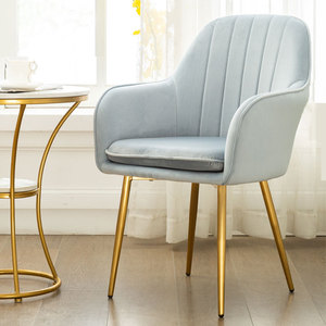 <span class=keywords><strong>Sillas</strong></span> de Comedor Para interior de restaurante, juego de 6 piezas con marco de Metal azul, Para Hotel, boda, mediados de siglo - Product Image 5