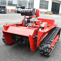 Tondeuse à gazon industrielle autotractée agricole 7,5 CV/9 CV à essence télécommandée certifiée CE 1000 cm