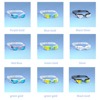 Lunettes de natation multifonctionnelles anti-buée en silicone, étanches, pour la course, vente en gros, nouveau produit