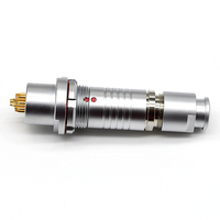 Connecteur automobile série 2F, 11 broches, fiche droite, contact argenté, adaptateur push-pull, courant nominal 10A, connecteur femelle/mâle Fischer