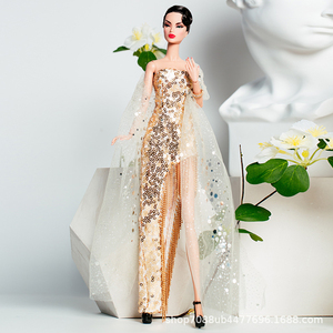 Abito da sposa per <span class=keywords><strong>bambole</strong></span> Supermodel Xianxian da 30 cm, vestito alla moda e accessori per <span class=keywords><strong>bambole</strong></span> - Direttamente dalla fabbrica - Product Image 5