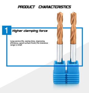 <span class=keywords><strong>Punta</strong></span> da Trapano Elicoidale DOHRE in Carburo di Tungsteno di Alta Qualità con Foro Quadrato e Bassa Forza di Taglio - Product Image 2