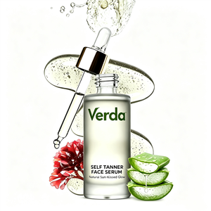 Suero <span class=keywords><strong>Autobronceador</strong></span> Facial de Marca Privada, Vegano, Concentrado Iluminador Natural, Gotas Autobronceadoras con DHA <span class=keywords><strong>para</strong></span> Todo Tipo de Piel - Product Image 1