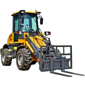 Ce Certified Cs920 4ton Small Wheel Loader With Quick Hitch Pallet Fork For Saleket