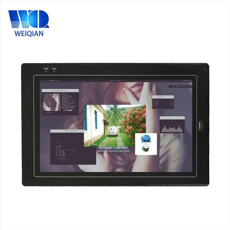 10.1 Inch Fanless Industrial Touch Panel Pc Android ARM CPU Embedded Computer