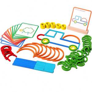 Jouets éducatifs créatifs : Bagues à assembler, puzzles pour l'éveil et le développement de l'intelligence des tout-petits, favorisant la motricité fine - Product Image 1