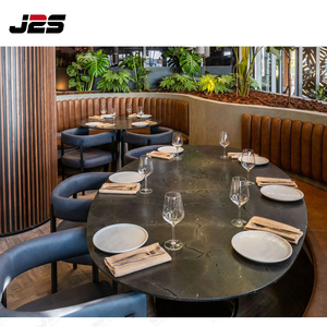 Juego de Muebles de Restaurante de Lujo J2S, Taburetes Modernos para Cafeterí<span class=keywords><strong>a</strong></span>, Bar y Hotel con Asientos de Tela y Estructura Metálica para Cafeterías - Product Image 3