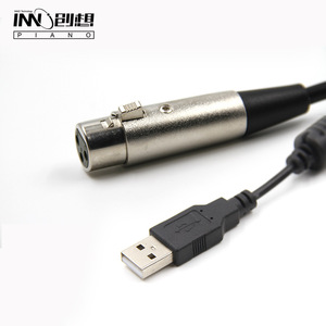 Câble audio Inno Piano Usb vers XLR, 3 mètres, pour enregistrement de microphone, périphériques d'ordinateur - Product Image 5