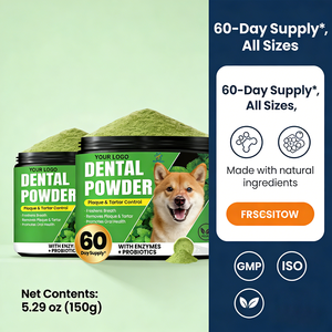 Polvo Limpiador Dental para Perros OEM/ODM, Polvo Dental para Perros y Refrescante Bucal para Gatos, Eliminador de Mal <span class=keywords><strong>Aliento</strong></span> y Sarro para Perros - Product Image 6