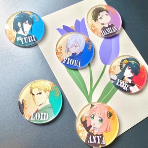 16 Stili SPY Anya <span class=keywords><strong>Forger</strong></span> FAMILY Twilight Yor Anime Magnete per Frigorifero Adesivo Decorativo in Acrilico - Product Image 1