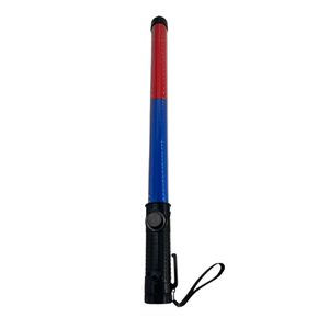 Bastón de Control de Tráfico LED con Zumbador, Luz Roja y Azul, Carcasa de PC y ABS, Impermeable, Varita de Seguridad Magnética para Emergencias en Carretera - Product Image 2