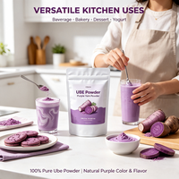 OEM Instant UBE Powder Water Soluble Purple Yam Powder With Natural Anthocyanin for Beverage & Bakery Applications