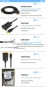 2026 2025 Yeni OEM <span class=keywords><strong>Prolific</strong></span> PL2303 Yonga Seti <span class=keywords><strong>Usb</strong></span>'den Rs232 Db9 Seri Adaptör Dönüştürücü Kablosu - Product Image 5