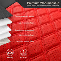 Housses de Siège de Voiture en Cuir Imperméables, Protection de Siège Auto, Accessoires Jeep Wrangler JL Luxe Illimité 2018-2024