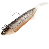 Leurre souple biomimétique lesté au plomb de 25 cm/430 g à coulée lente pour la pêche en mer et en bateau sans hameçons