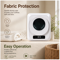 Séchoir à linge Allsing à contrôle de température 3 kg pour vêtements de bébé, idéal pour les importateurs en Arabie Saoudite, revente en gros