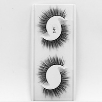 Faux cils naturels longs, 2 paires, Extension de cils, vison pour plus de beauté, maquillage