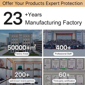 Cao cấp PU da đồ trang sức hiển thị trường hợp tổ chức kim loại nhung gỗ vòng dây chuyền trượt bộ sưu tập hộp - Product Image 4