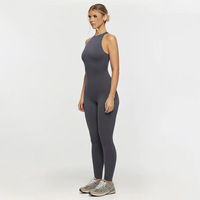 GIMILY oem combinaison personnalisée combishorts bodys pour femmes Bodys élastiques sans manches serré intégré yoga Combinaison de sport