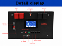 Stock UE Populaire Boîtier de batterie prismatique DIY 16S 48V 300Ah en métal avec BMS JK, écran LCD 4,3 pouces, 15kWh, supports de batterie