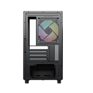 Boîtier pour <span class=keywords><strong>PC</strong></span> de jeu Micro ATX de haute qualité USB3.0 verre trempé vue sur la mer <span class=keywords><strong>bonne</strong></span> <span class=keywords><strong>tour</strong></span> moyenne avec trois ventilateurs arc-en-ciel - Product Image 6