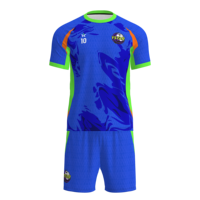 Ystar Grosir Kaos Sepak Bola Sublimasi 100% Poliester Bernapas Cepat Kering Model Pendek Custom Unisex