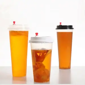 콜라 소다와 같은 얼음 음료에 사용되는 돔 뚜껑을 가진 뜨거운 판매 PP 물자 Vaso Plastico 플라스틱 컵