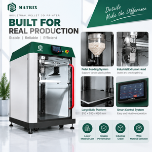 Impresora 3D de Extrusión de Pellets de Alta Precisión para el Desarrollo de Equipos Médicos y Laboratorios de Investigación - Product Image 6