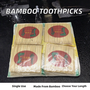 Palillos de <span class=keywords><strong>Dientes</strong></span> Desechables Ecológicos de <span class=keywords><strong>Bambú</strong></span> para Limpieza Dental, Uso en Bodas y Restaurantes, Longitud Personalizada - Product Image 5