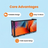 Cabine DJ LED personnalisée P2.6 P2.97 P3.91, table DJ portable, étanche IP65, garantie 5 ans pour les événements intérieurs et extérieurs