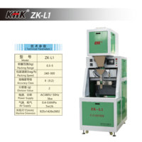 Machine d'emballage sous vide semi-automatique KHK ZK-L1, forme brique six côtés, 0,5-5 kilogrammes, pour riz, céréales, blé, noix, graines
