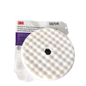 <span class=keywords><strong>3M</strong></span> 8 pouces voiture détaillant tampon <span class=keywords><strong>de</strong></span> polissage 05706 peinture surface meulage et polissage boule éponge double face - Product Image 1