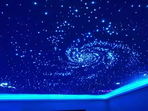 لوحة سقف من الألياف الضوئية LED بتأثير سماء النجوم المتلألئة مباشرة من المصنع، مقاومة للماء IP65، إضاءة نجومية لفنادق الثيمات، تصميم المناظر الطبيعية، غرف النوم - Product Image 2