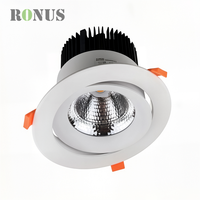 Spot encastré LED COB pour entrepôt, haute luminosité, 60W, éclairage encastré au plafond